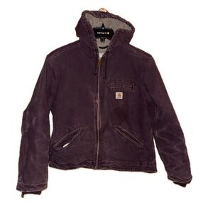 Carhartt Women’s Purple/Plum WJ141 DWN Jacket size Large Regular